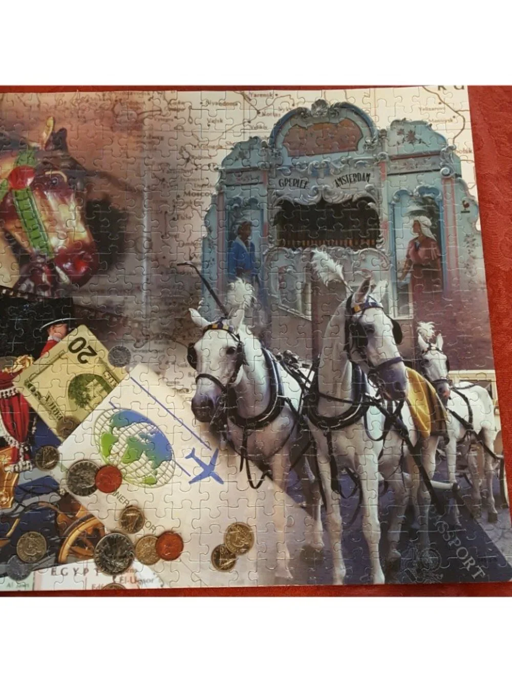 550 Piece Vintage Hasbro Guild Puzzle COMPLETE 